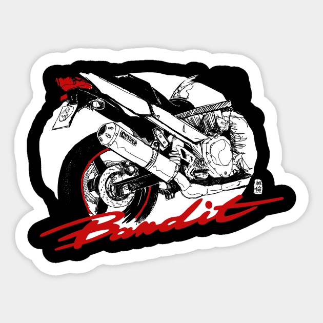 Suzuki Bandit Sticker by Habuza